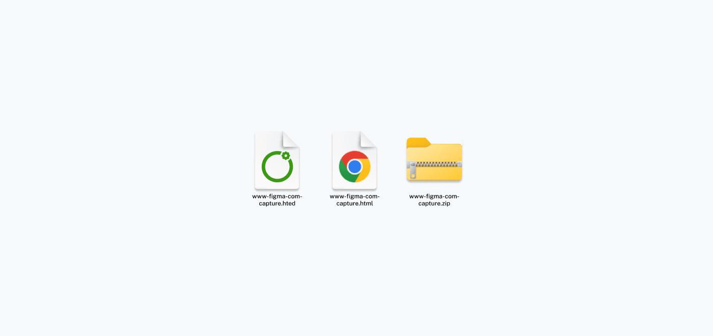 Supported file types: .hted, .html, and .zip